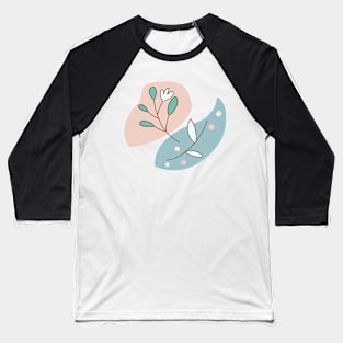 Abstract branches Baseball T-Shirt